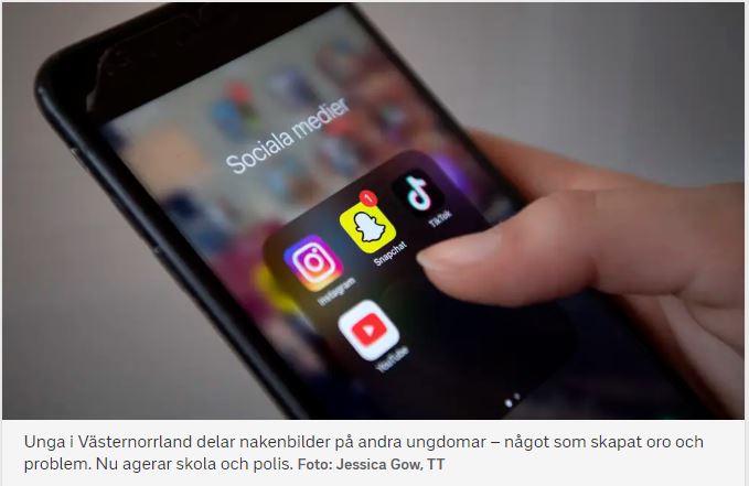 Snapchat och delning av bilder