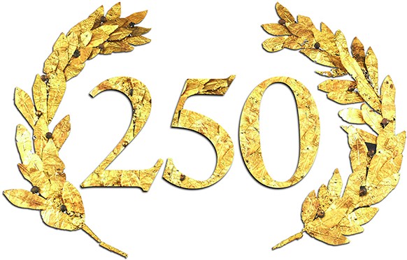 Jubileum 250 sjökort